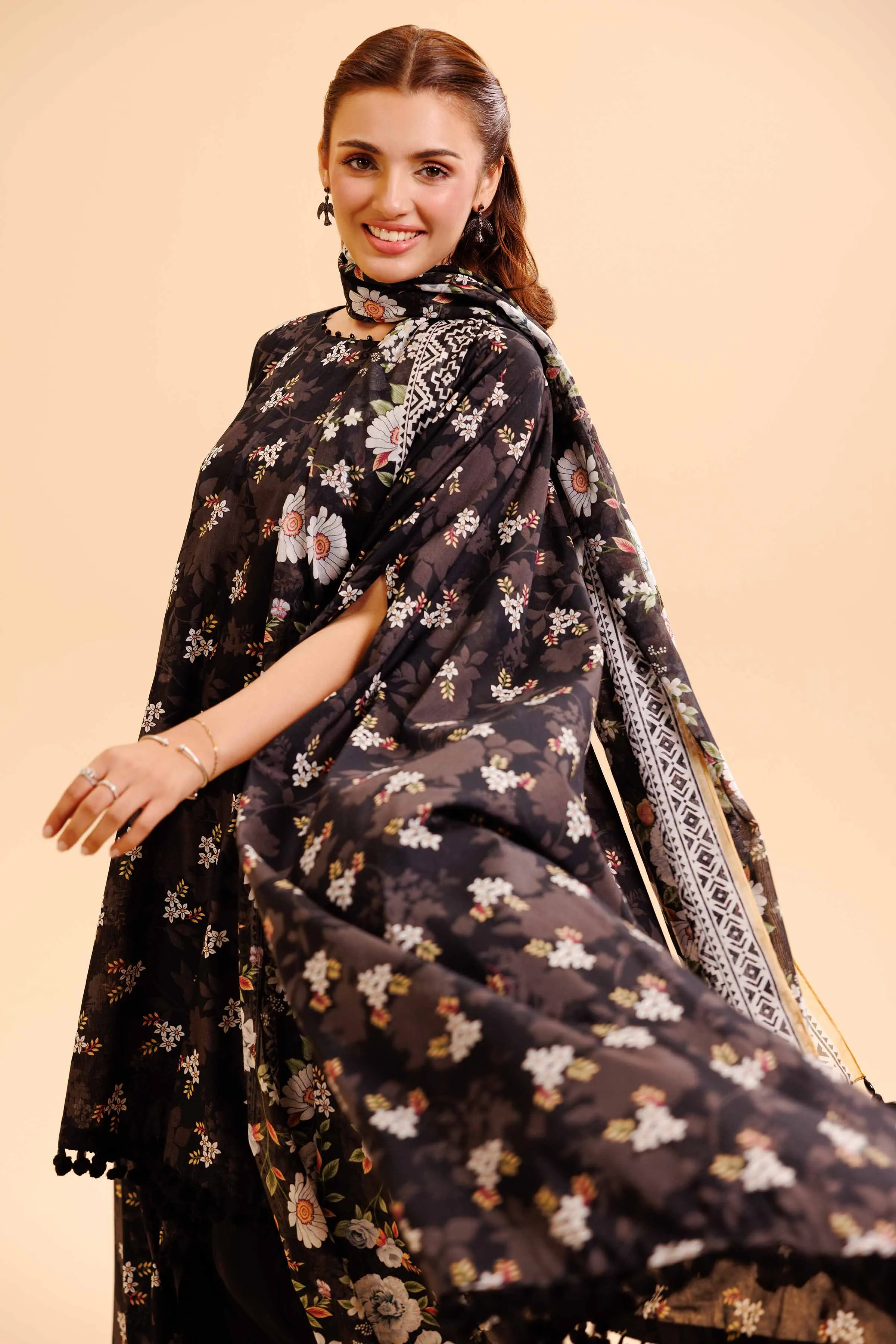 3 Piece - Printed Loose Fabric - 42503021