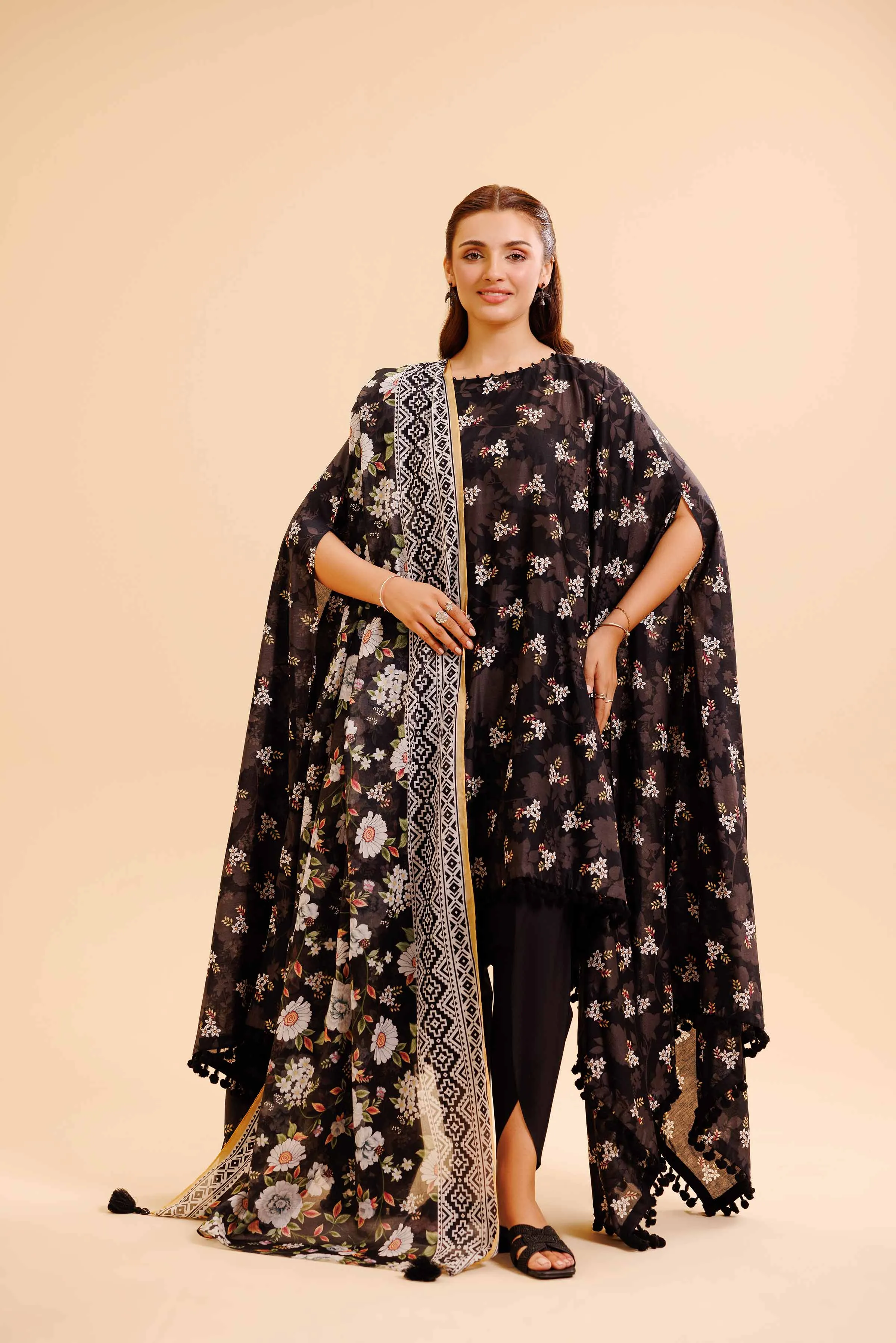 3 Piece - Printed Loose Fabric - 42503021