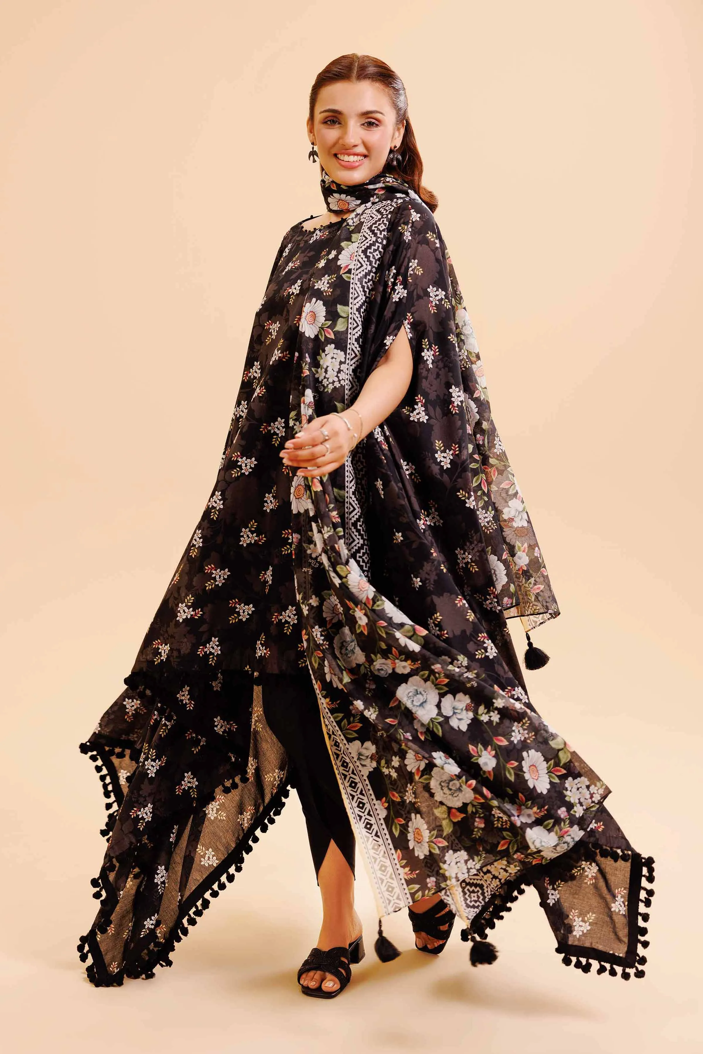 3 Piece - Printed Loose Fabric - 42503021