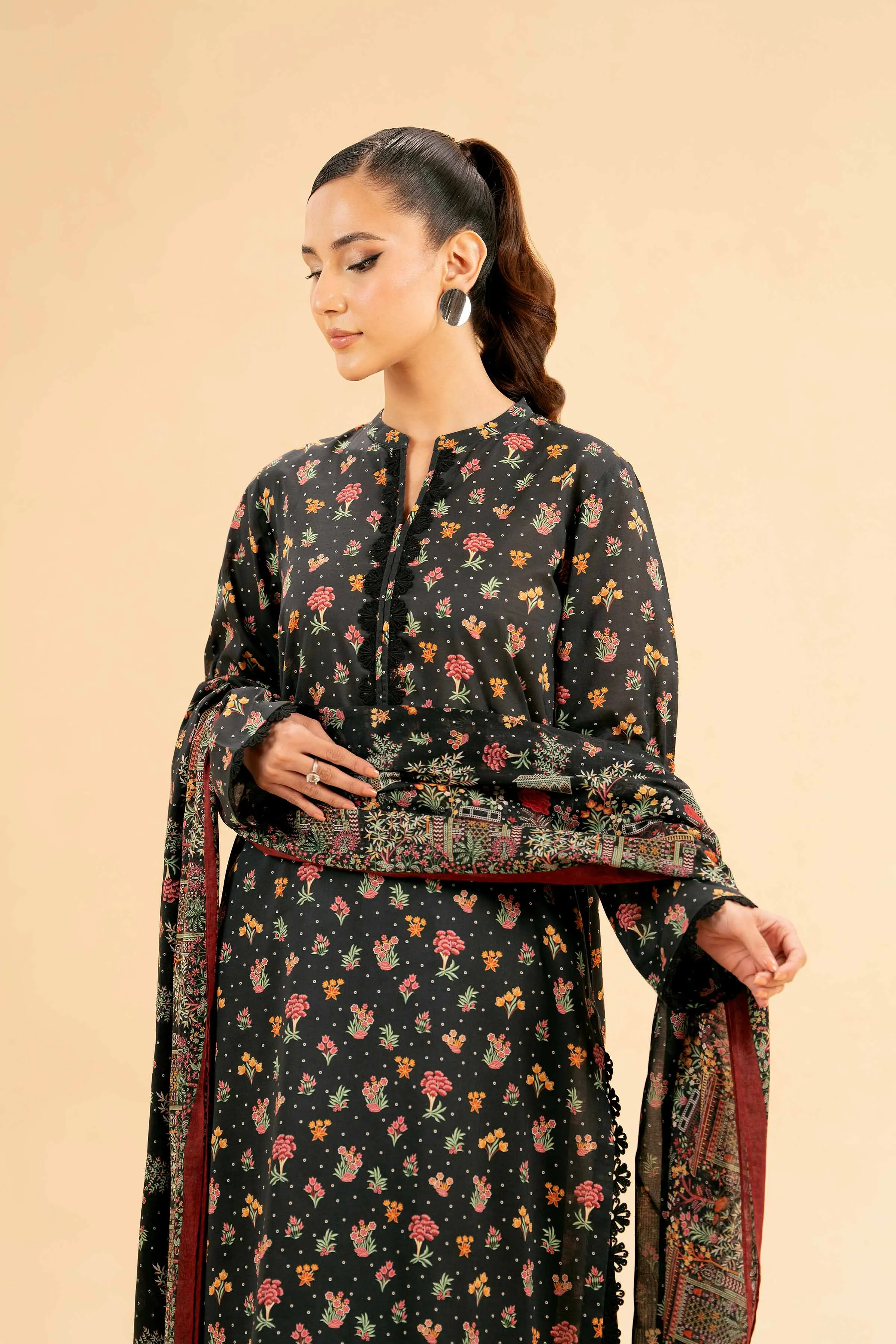 3 Piece - Printed Loose Fabric - 42503128