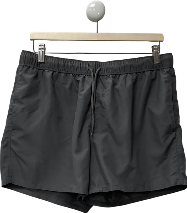ASOS Grey Swim Shorts In Mid Length UK XL