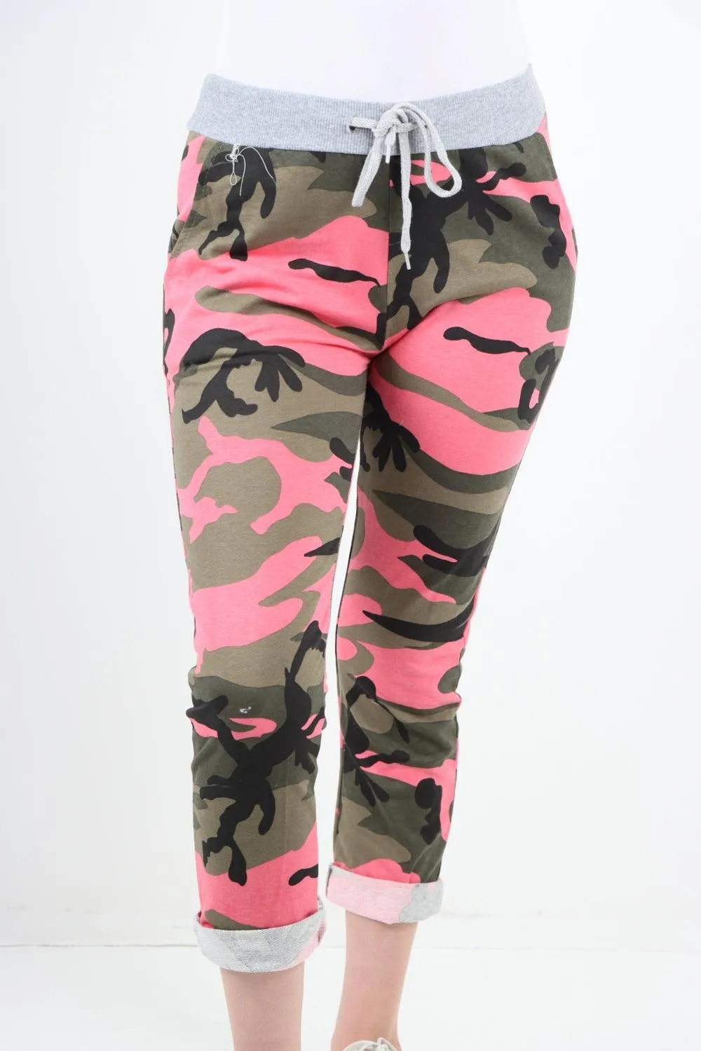 Camo Print  Cotton Ladies Trouser
