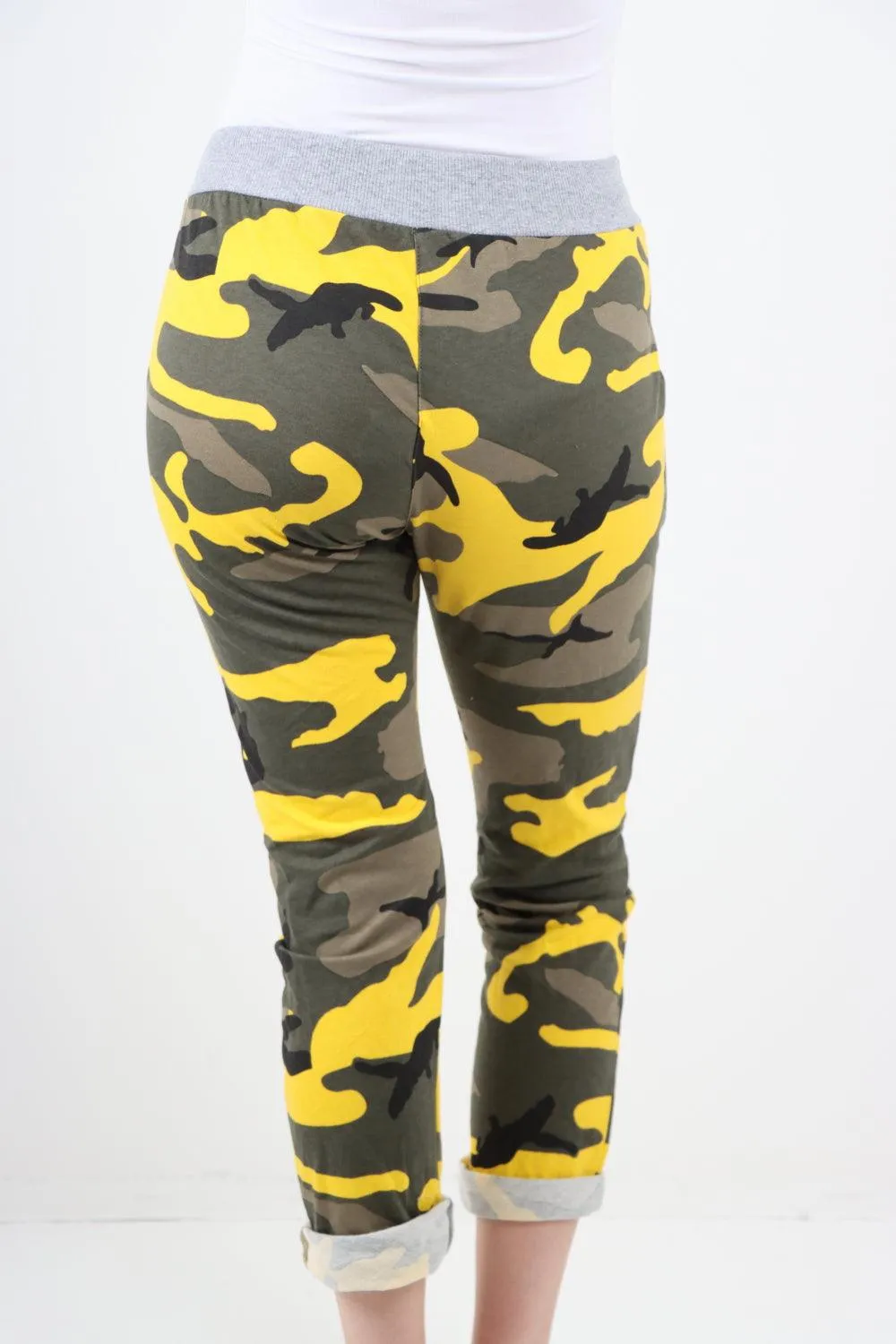 Camo Print  Cotton Ladies Trouser