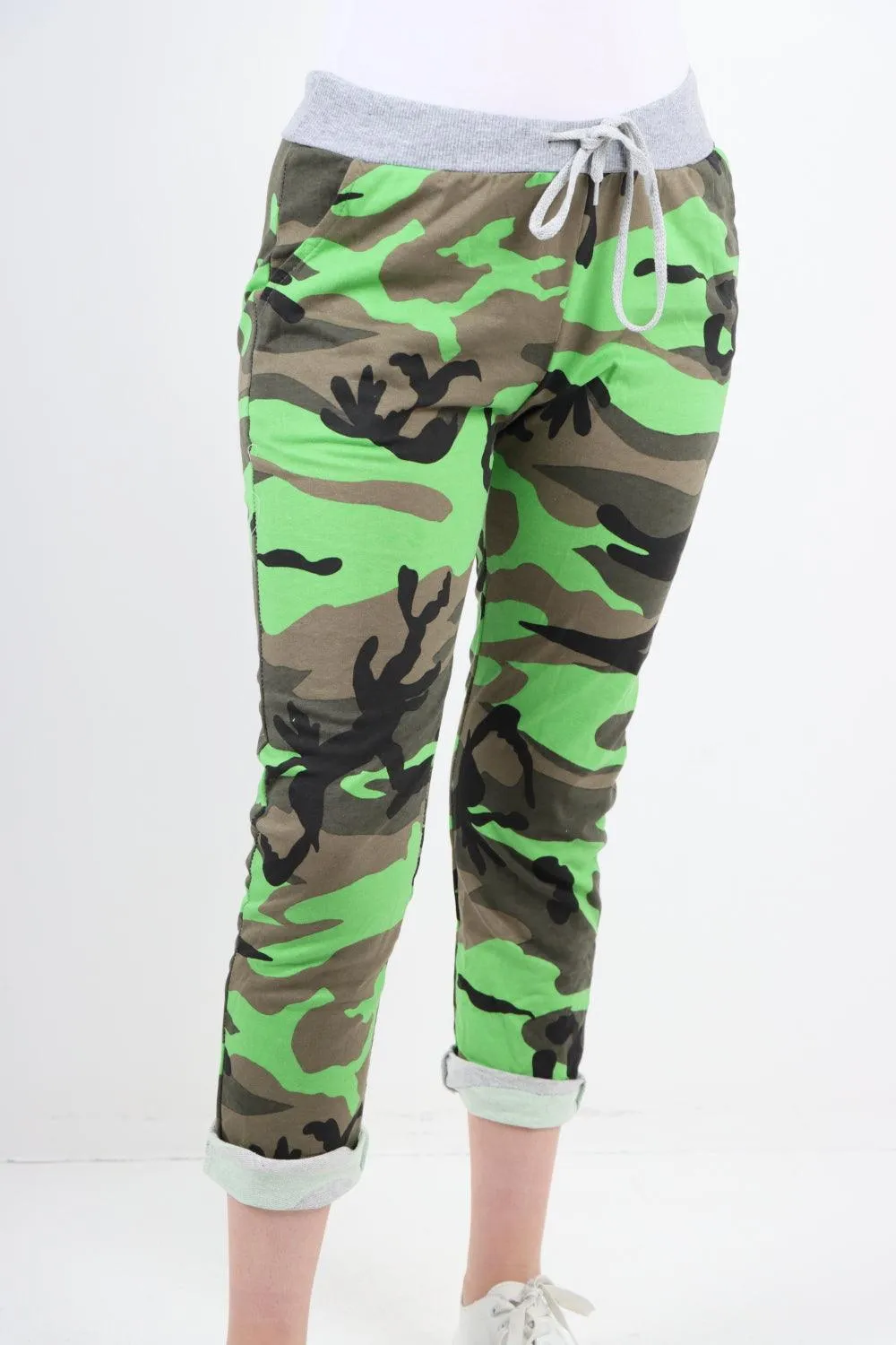 Camo Print  Cotton Ladies Trouser