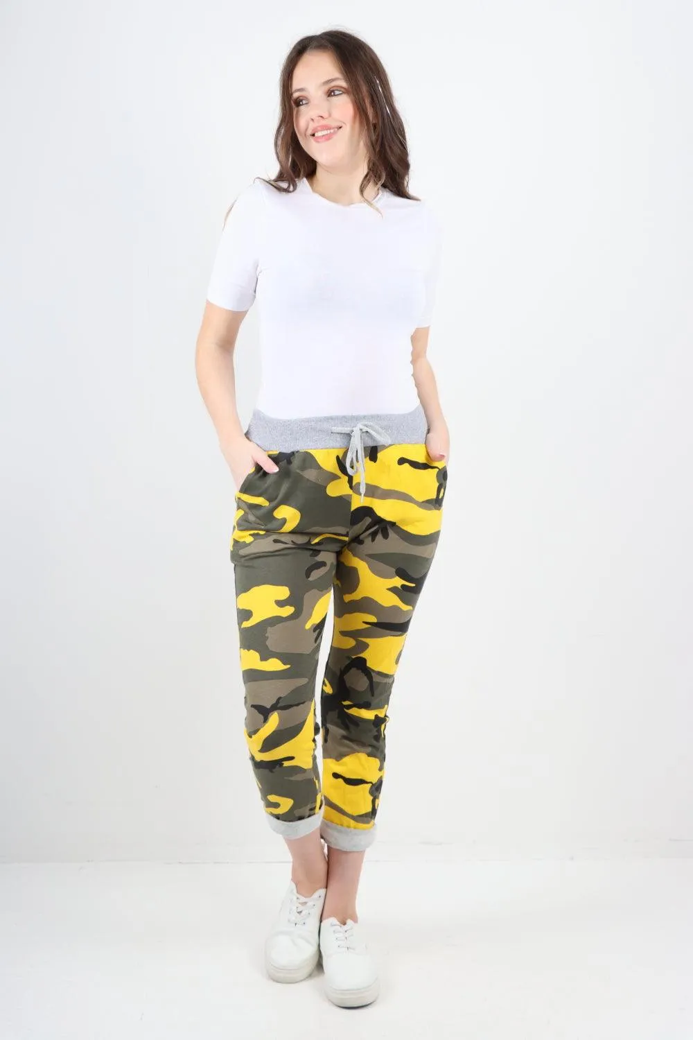 Camo Print  Cotton Ladies Trouser
