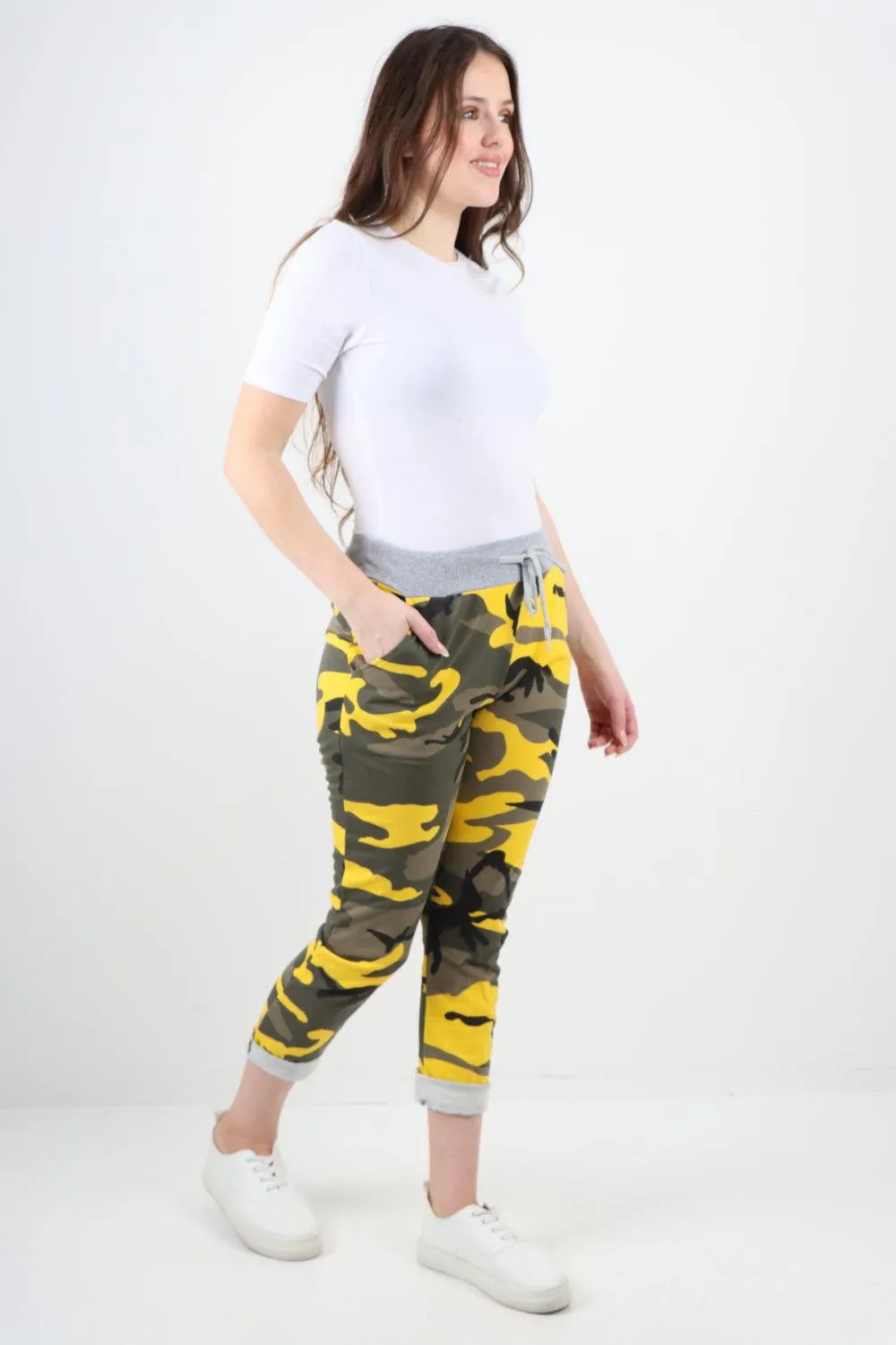 Camo Print  Cotton Ladies Trouser