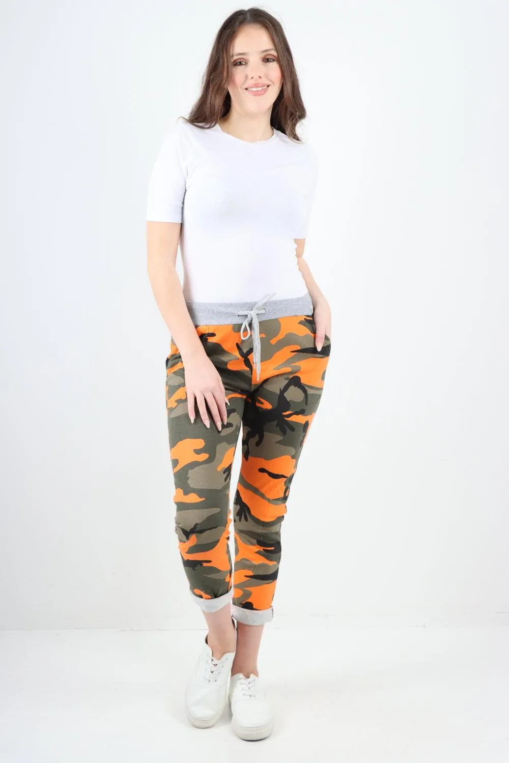 Camo Print  Cotton Ladies Trouser