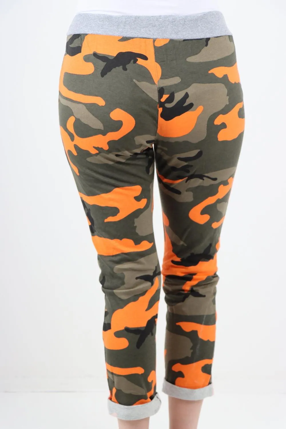 Camo Print  Cotton Ladies Trouser