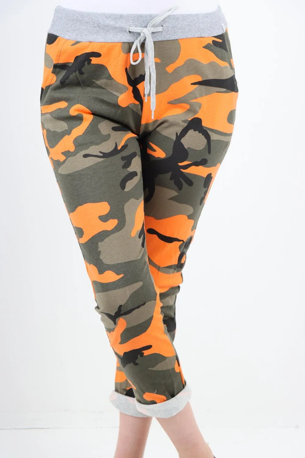 Camo Print  Cotton Ladies Trouser