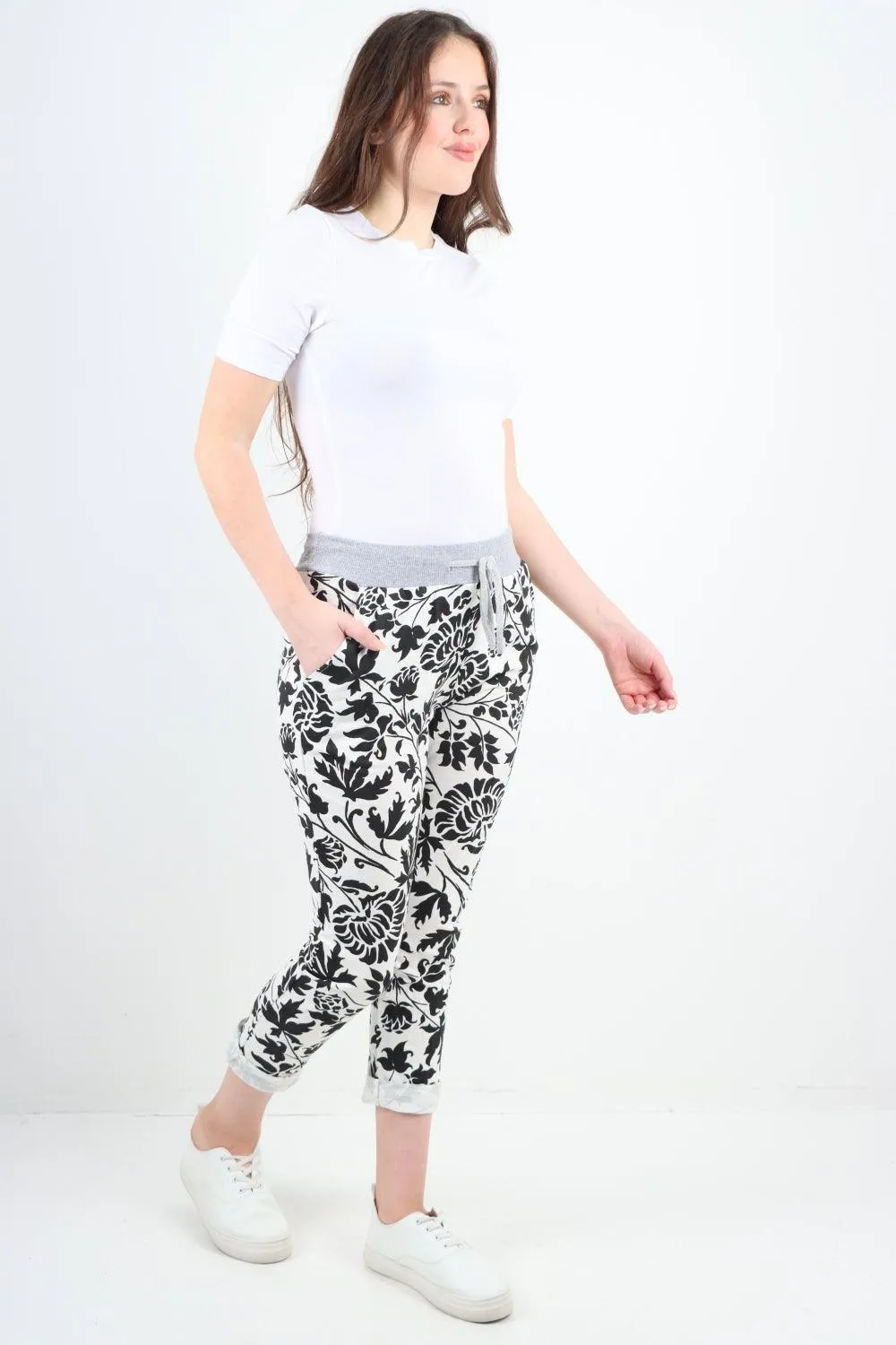 Camo Print  Cotton Ladies Trouser