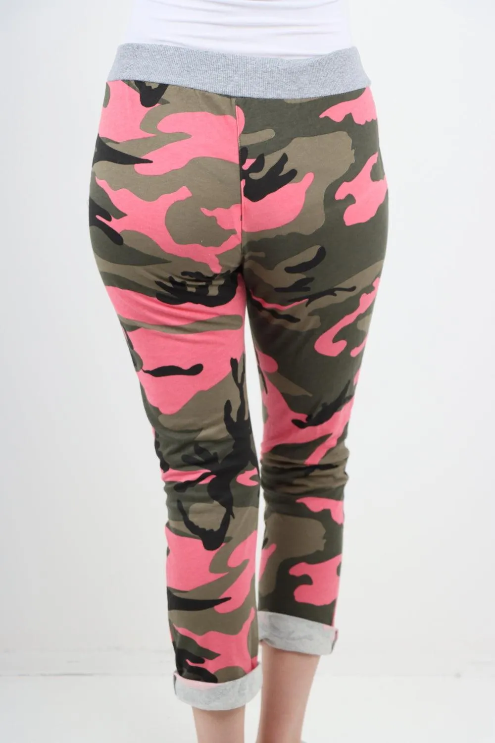 Camo Print  Cotton Ladies Trouser