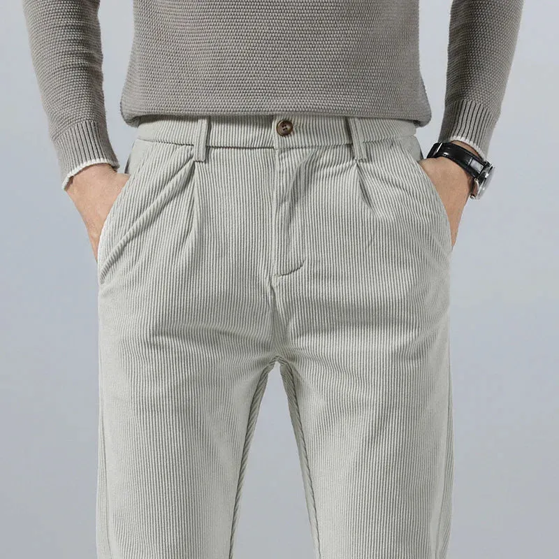 Donato Corduroy Dress Pants