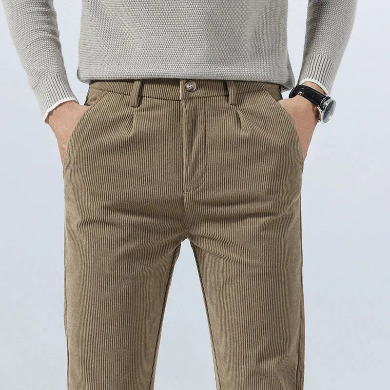 Donato Corduroy Dress Pants