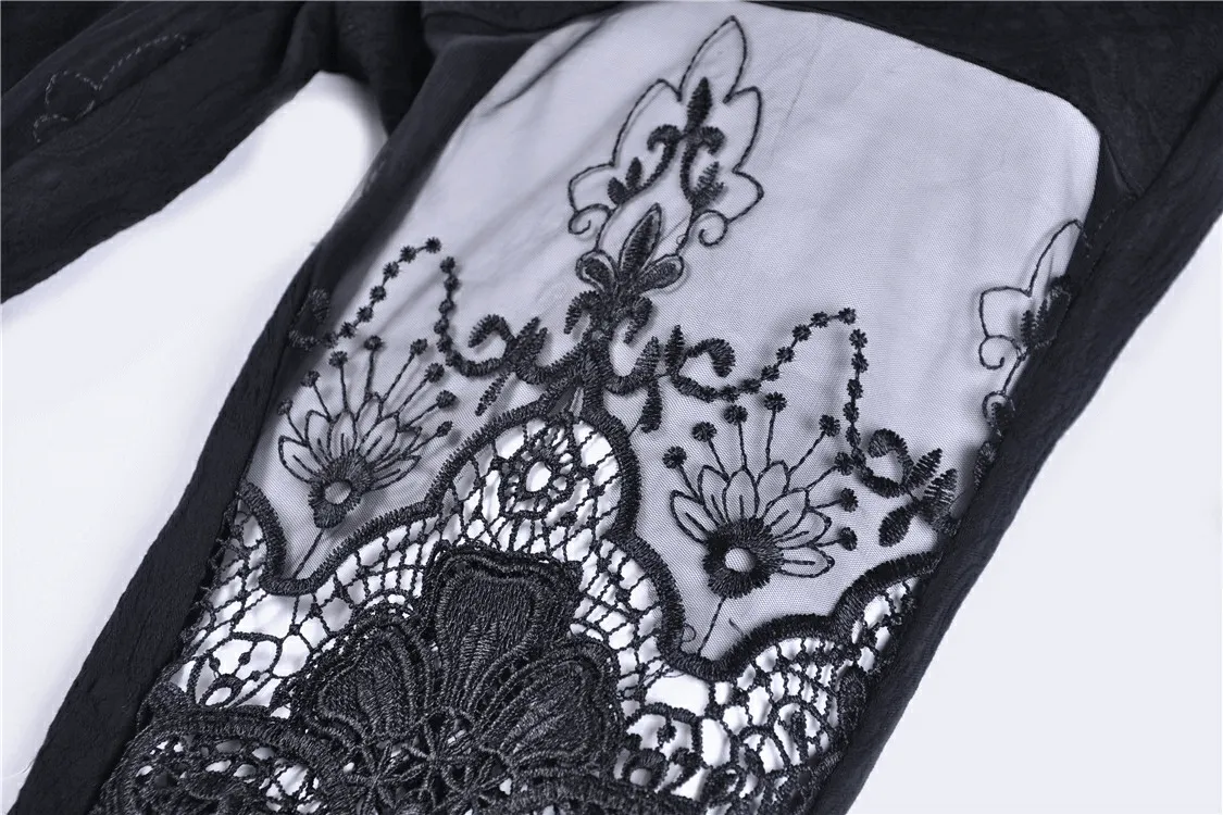 Elegant Women's Lace Skinny Pants for Evening Wear