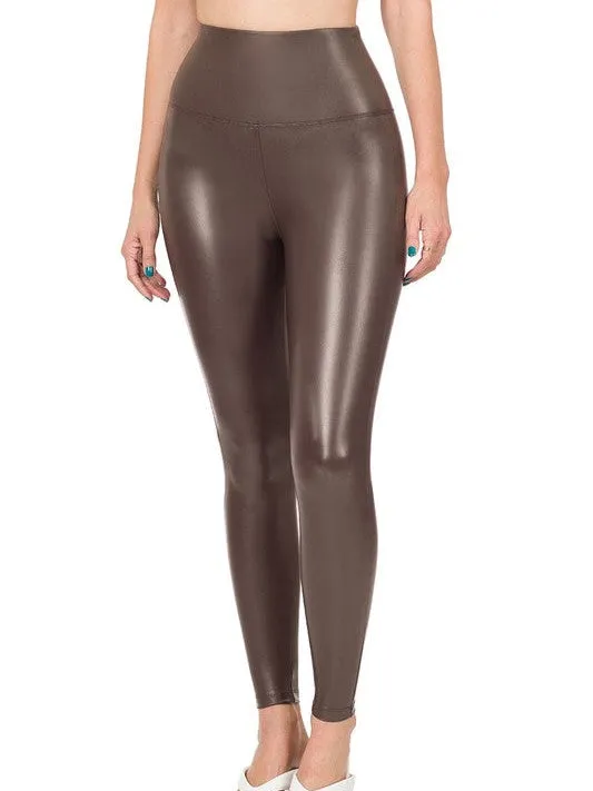 Imperfectly Perfect High Rise Faux Leather Leggings