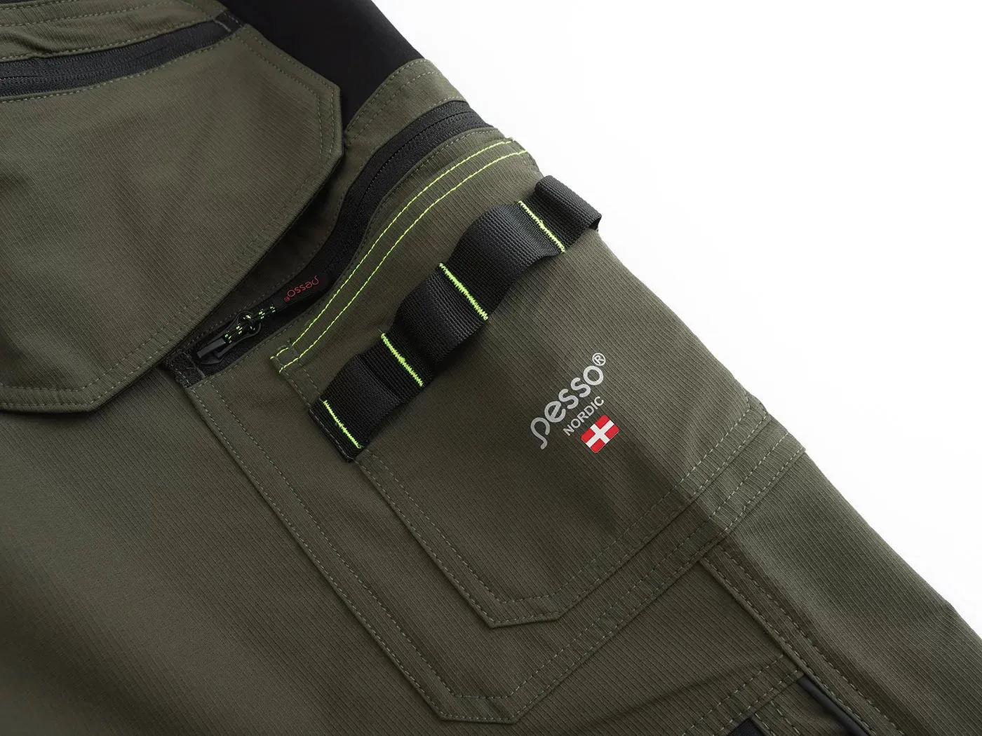 KD175Z, WORKWEAR TROUSERS PESSO JUPITER SLIM FIT, CHAKI