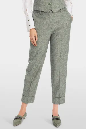 Marc Cain Collection XC 81.17 W27 Frozen Sage Green Trousers