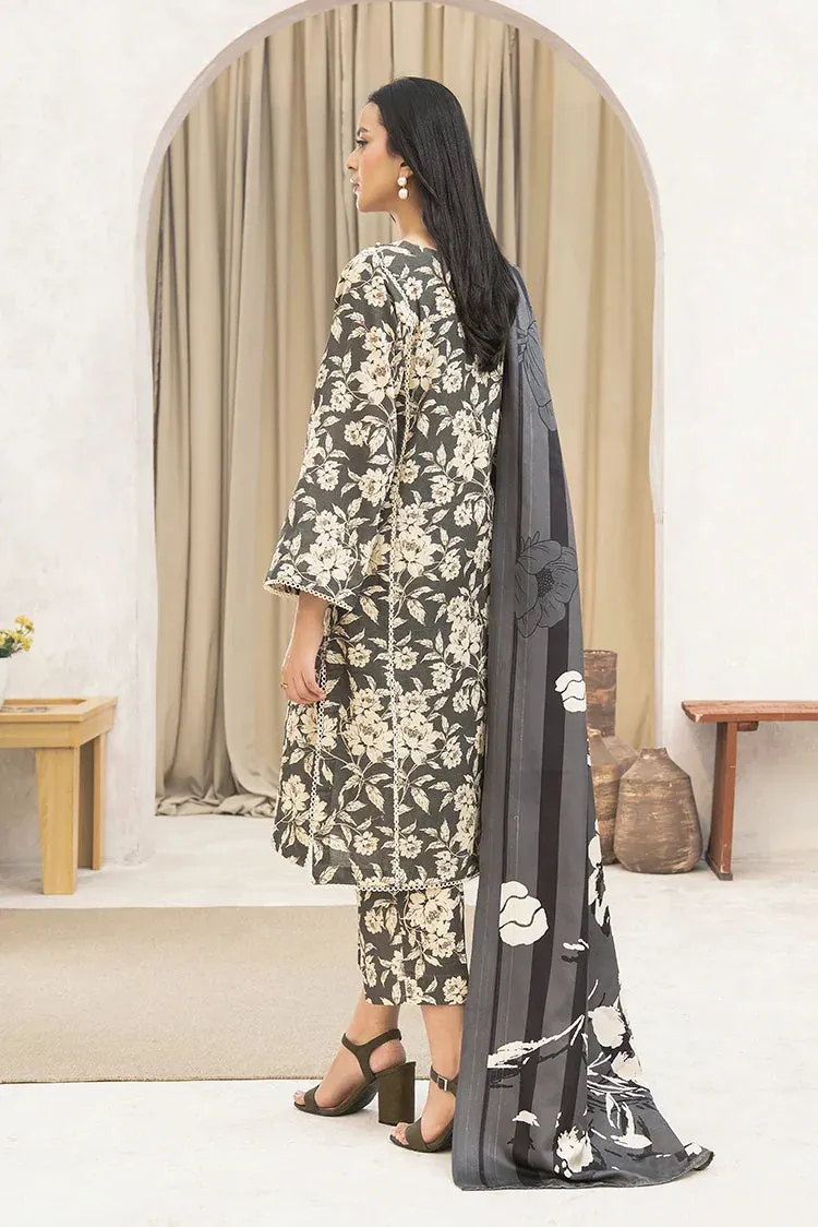 Meerak - Forbiden Flowers 3 PC Khaddar Collection - Woodland Whisper