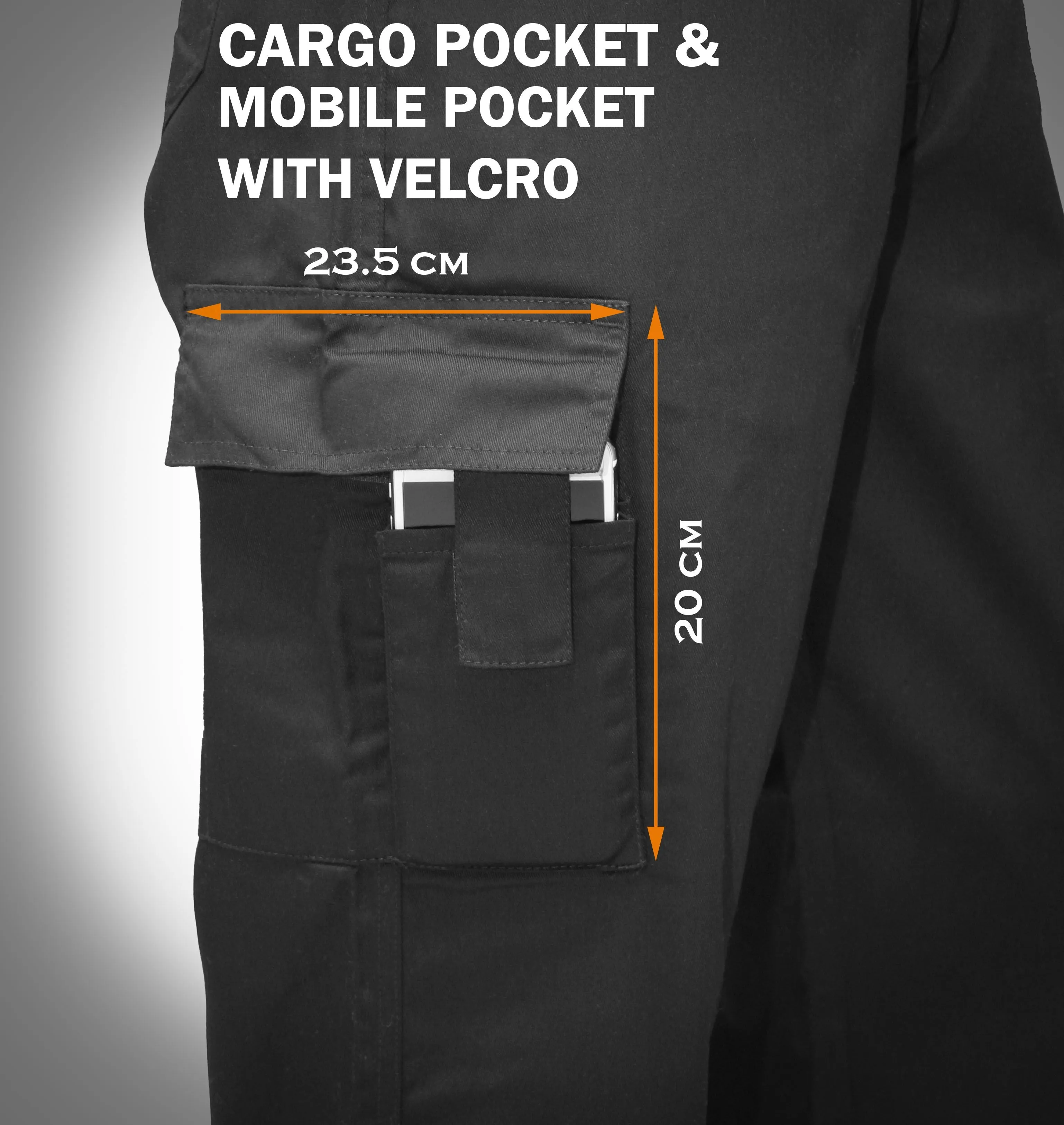 Men's combat cargo trousers
