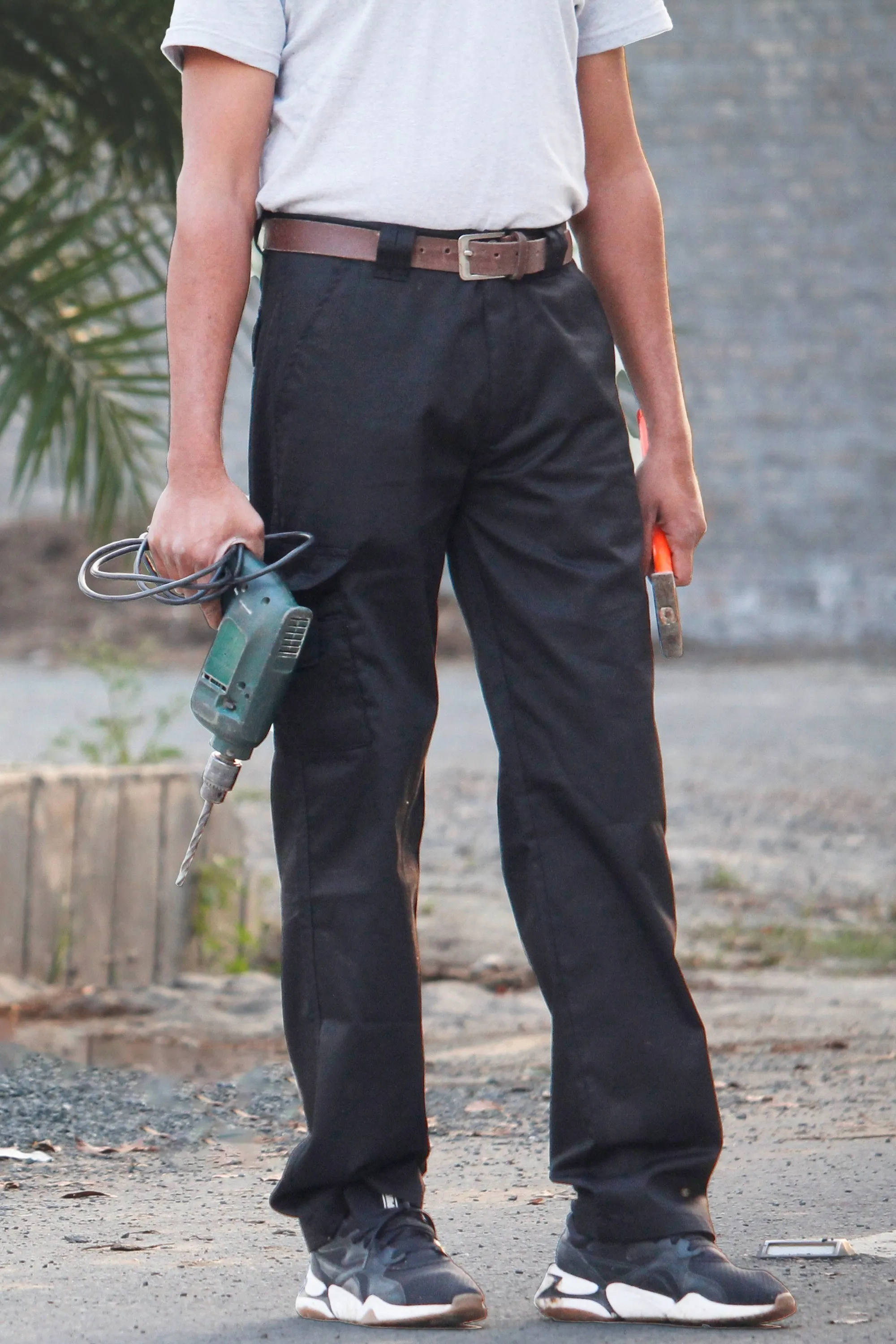 Men's combat cargo trousers