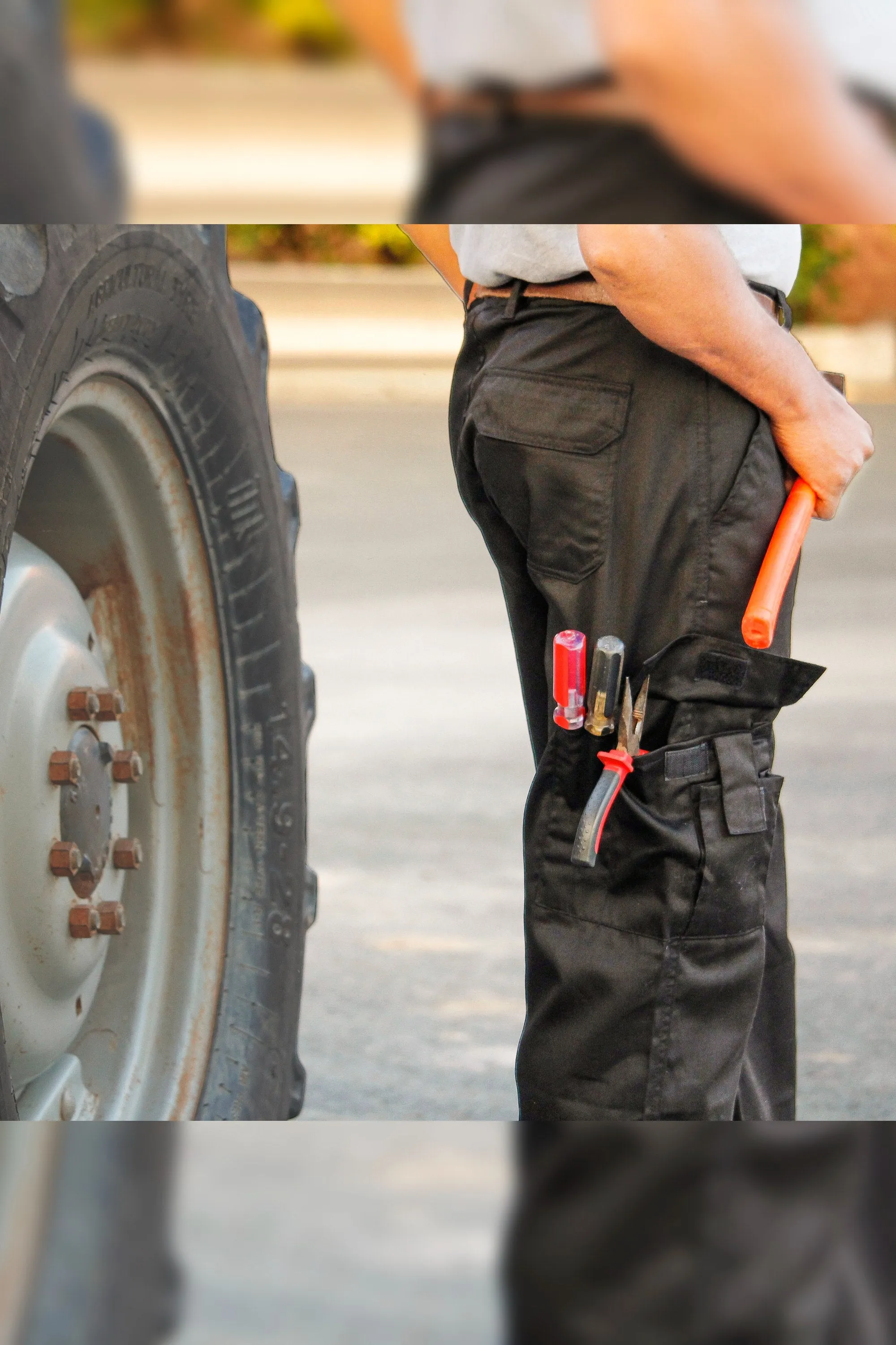 Men's combat cargo trousers