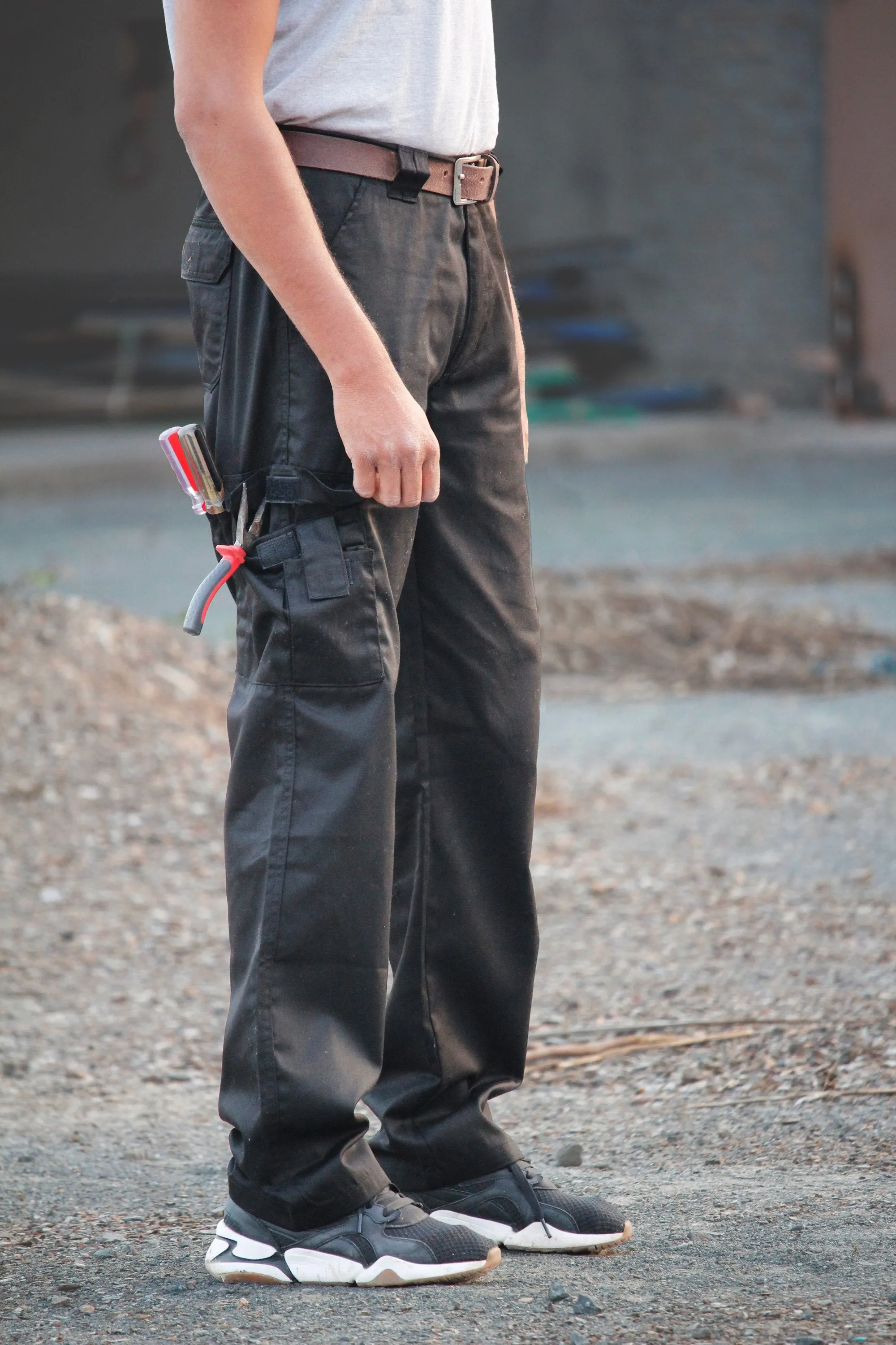 Men's combat cargo trousers