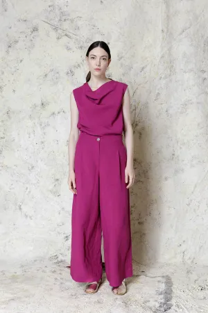 Neirami Wide leg Pleated Trouser