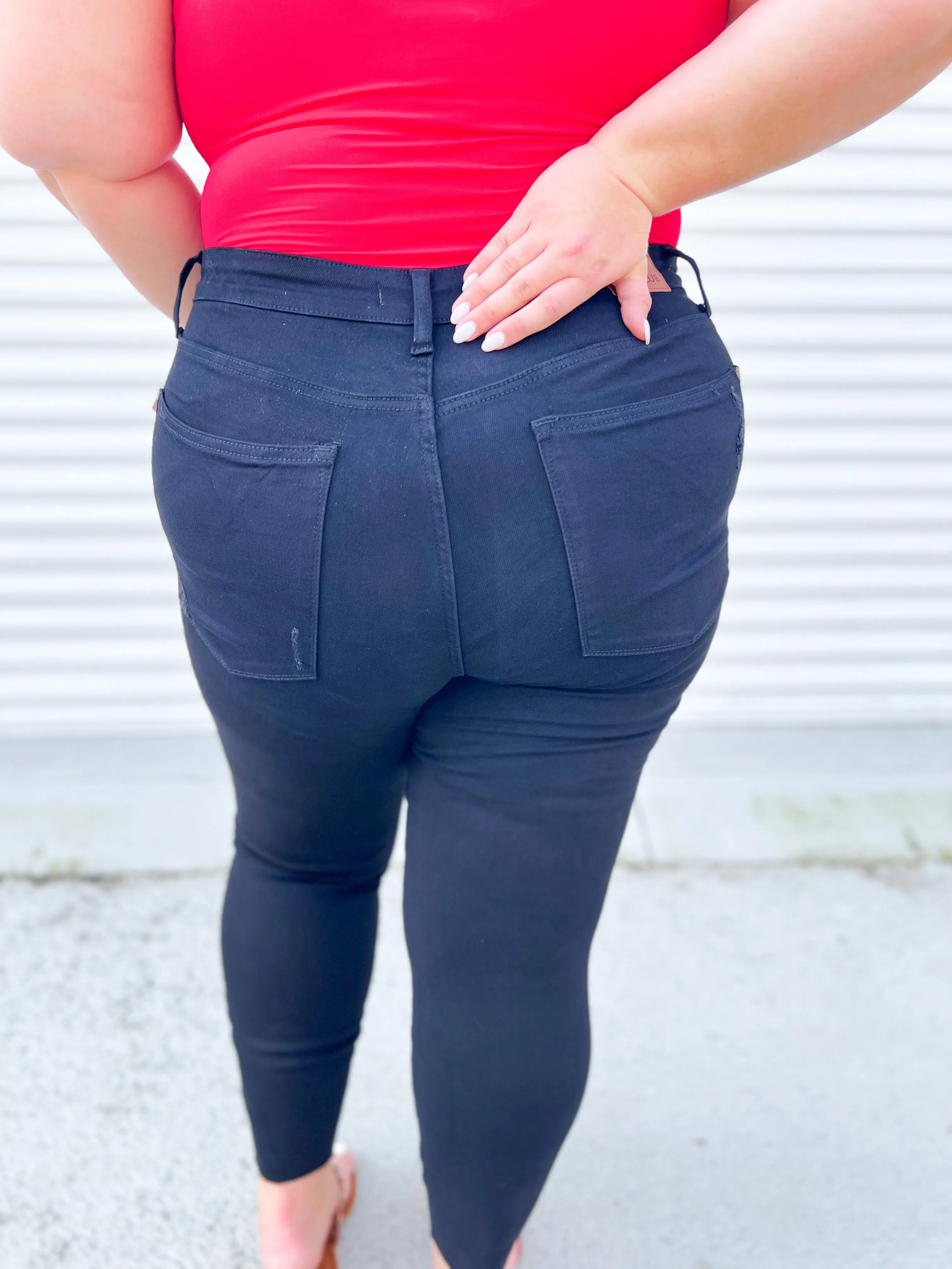 Obsidian Skinny Jeans by Judy Blue