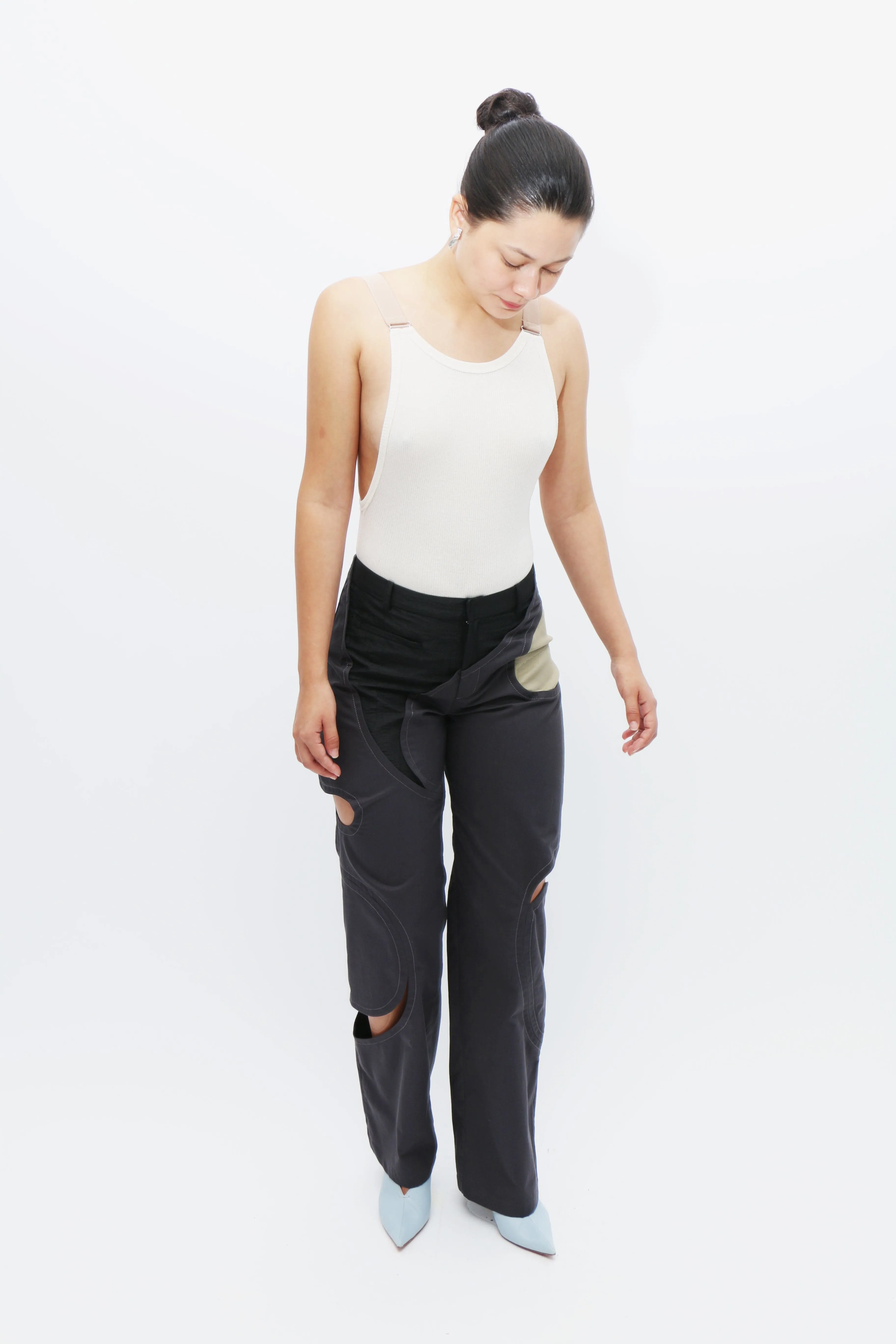 Paisley Trousers With SIits