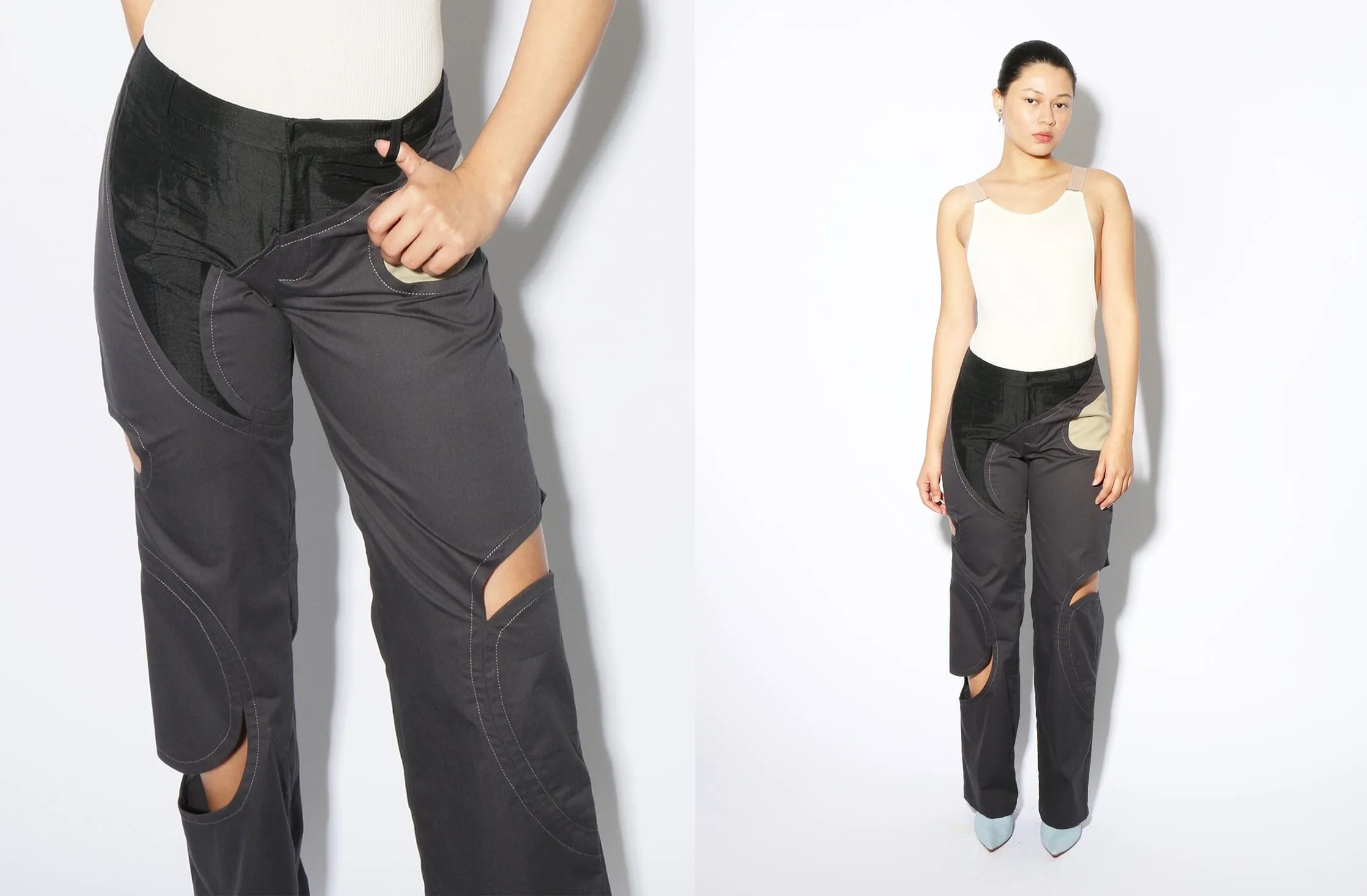 Paisley Trousers With SIits