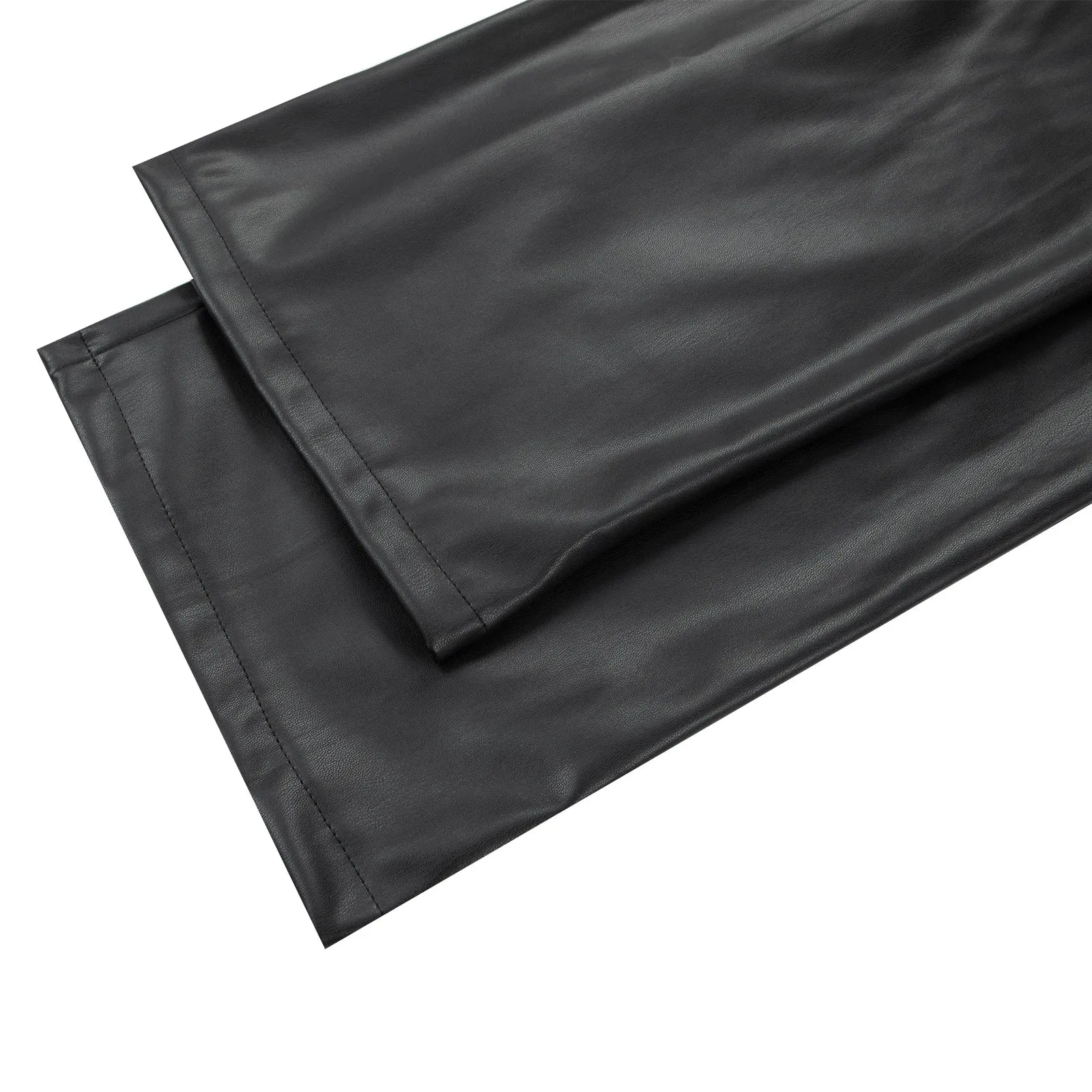 Step Up Your Fashion Game with Our Vegan Leather Wide Leg Pants