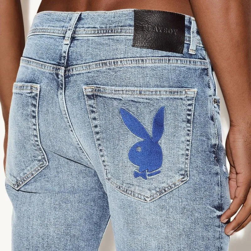 The Skinny Jean Light Wash Destroy
