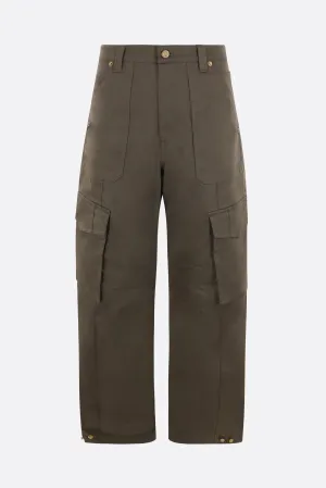 Utility Cargo Cotton-Blend Trousers