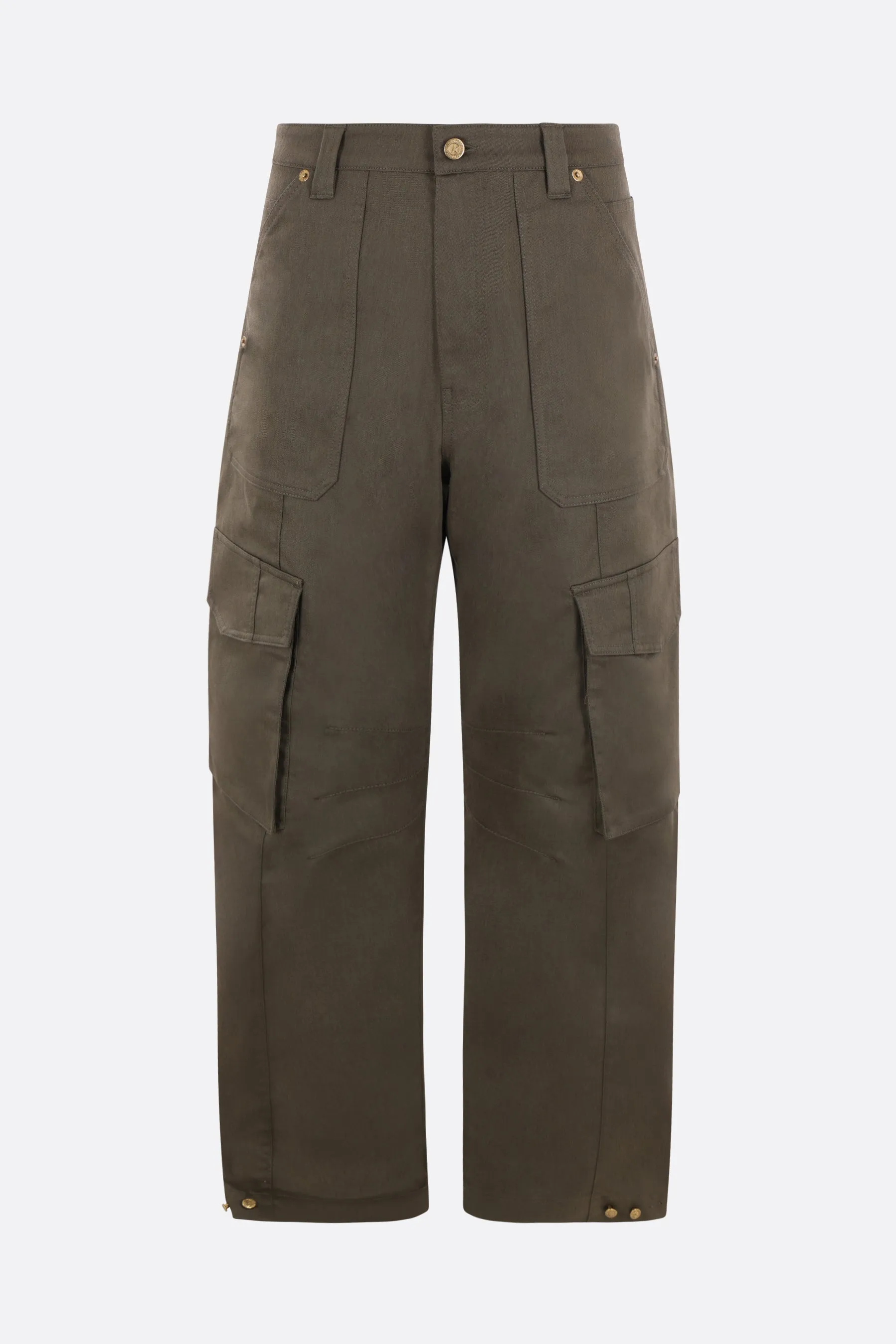 Utility Cargo Cotton-Blend Trousers