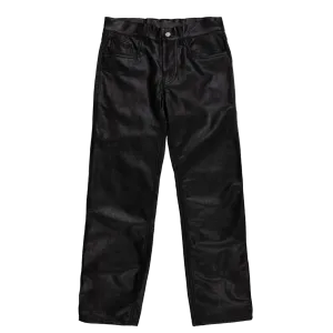 VEGAN LEATHER 5 POCKET PANT