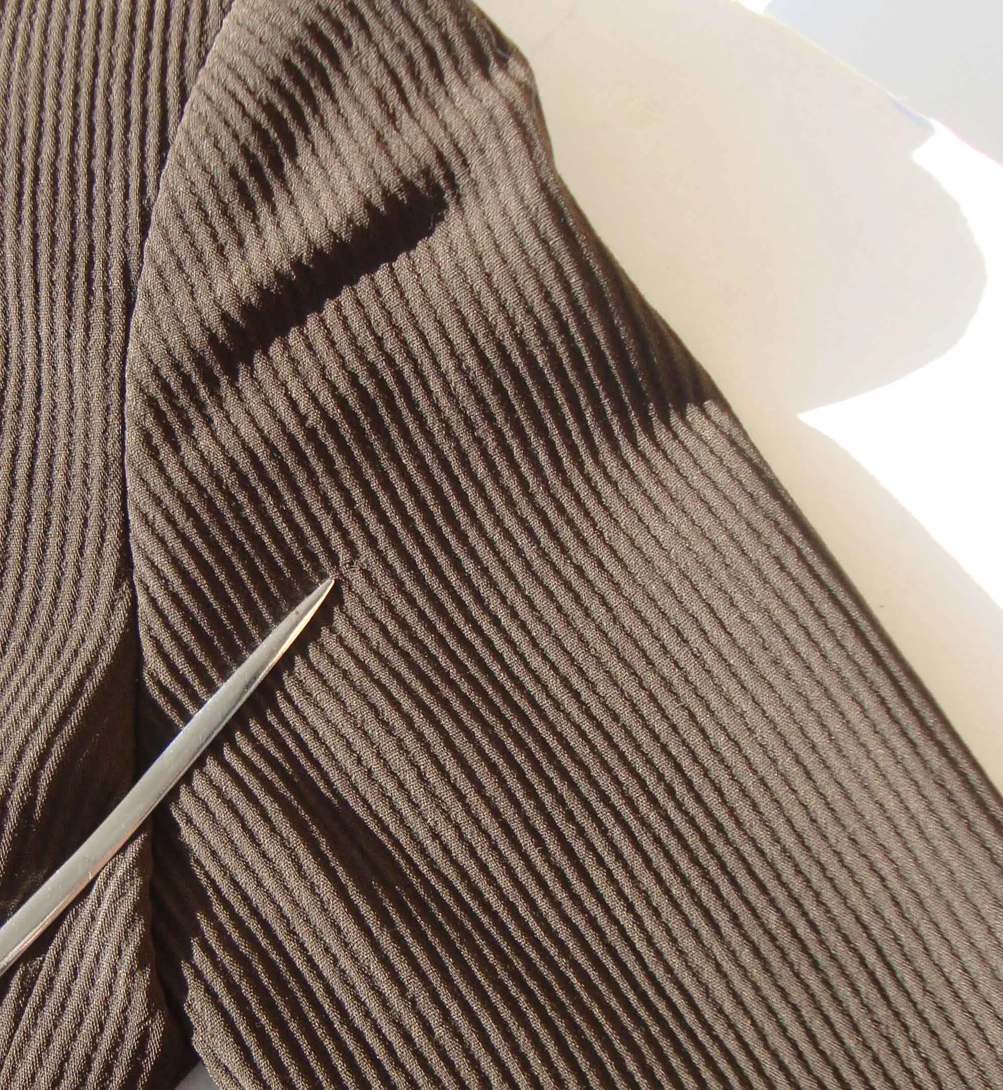Vintage 90s Calvin Klein Brown Wool Pantsuit M