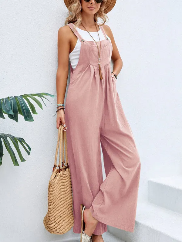 Women's Jumpsuit Bib Pants Overalls - Pantsuits