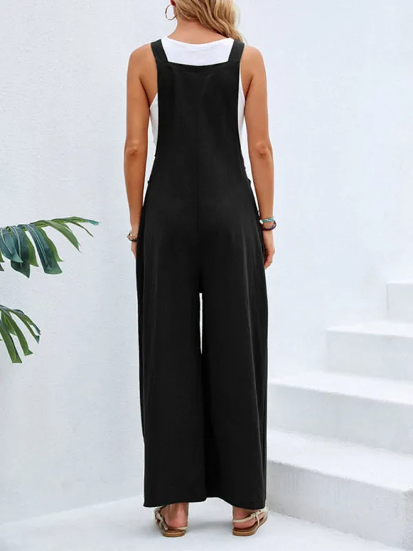 Women's Jumpsuit Bib Pants Overalls - Pantsuits