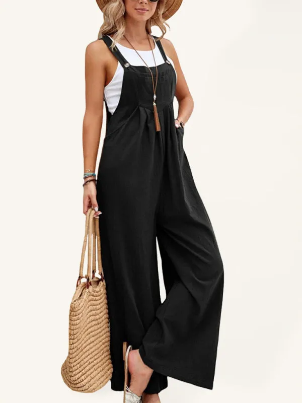 Women's Jumpsuit Bib Pants Overalls - Pantsuits