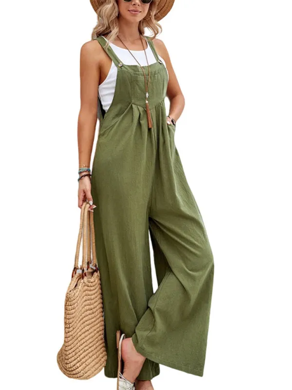 Women's Jumpsuit Bib Pants Overalls - Pantsuits