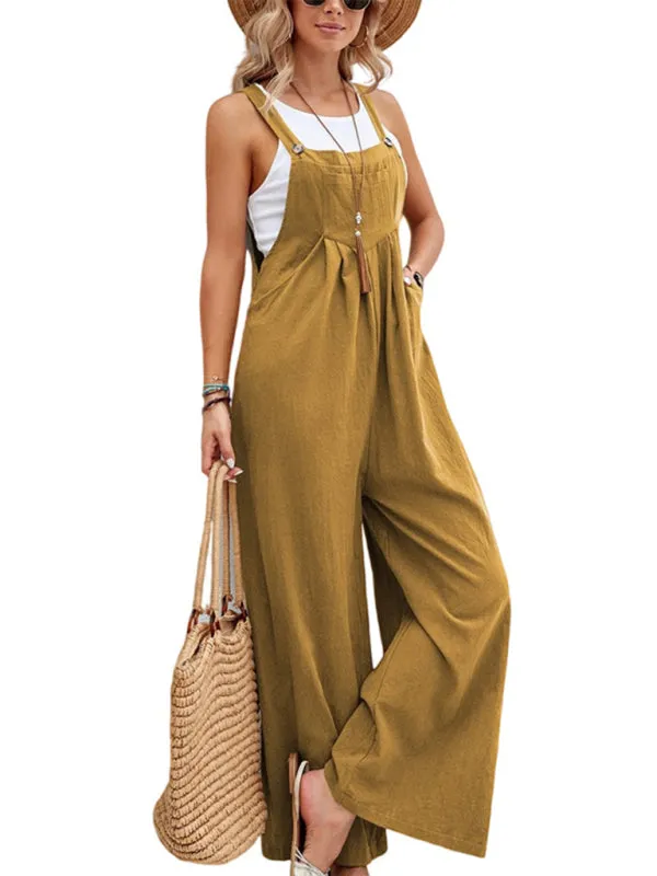Women's Jumpsuit Bib Pants Overalls - Pantsuits