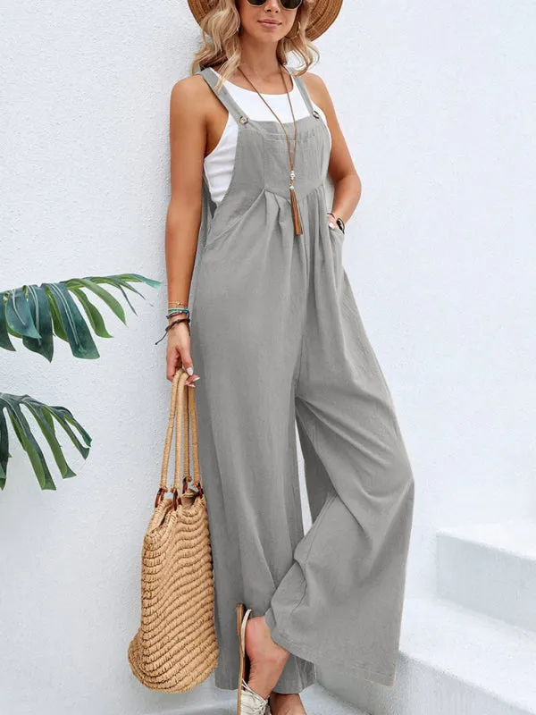 Women's Jumpsuit Bib Pants Overalls - Pantsuits