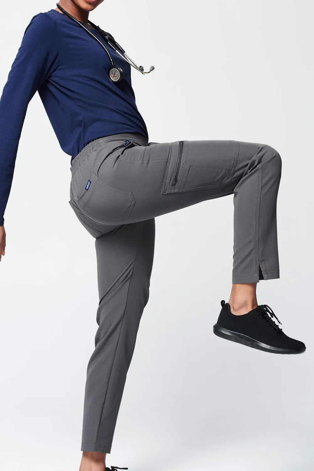 Women's Skinny 11-Pocket Scrub Pants - Clearance Sale