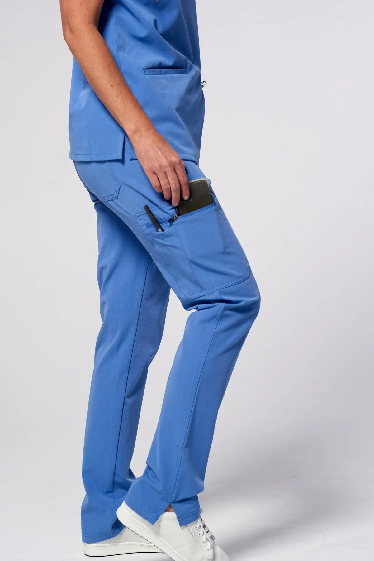 Women's Skinny 11-Pocket Scrub Pants - Clearance Sale