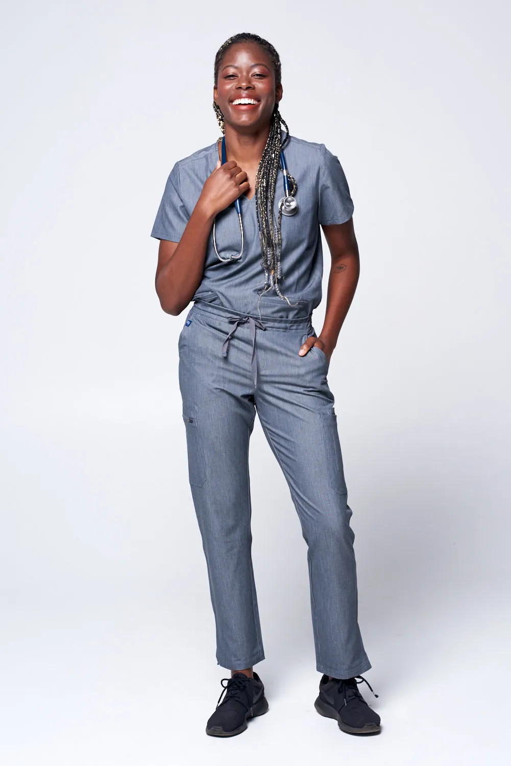 Women's Skinny 11-Pocket Scrub Pants - Clearance Sale
