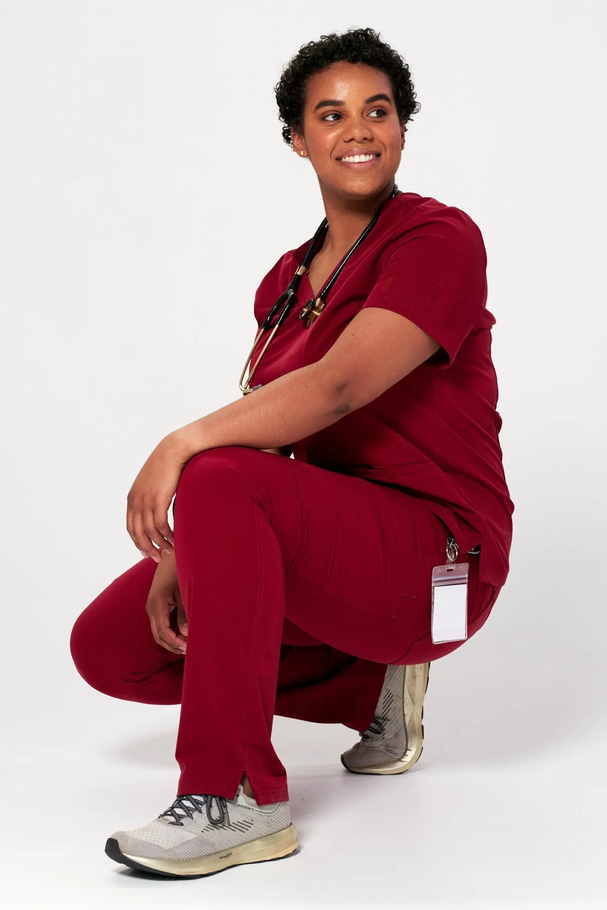 Women's Skinny 11-Pocket Scrub Pants - Clearance Sale