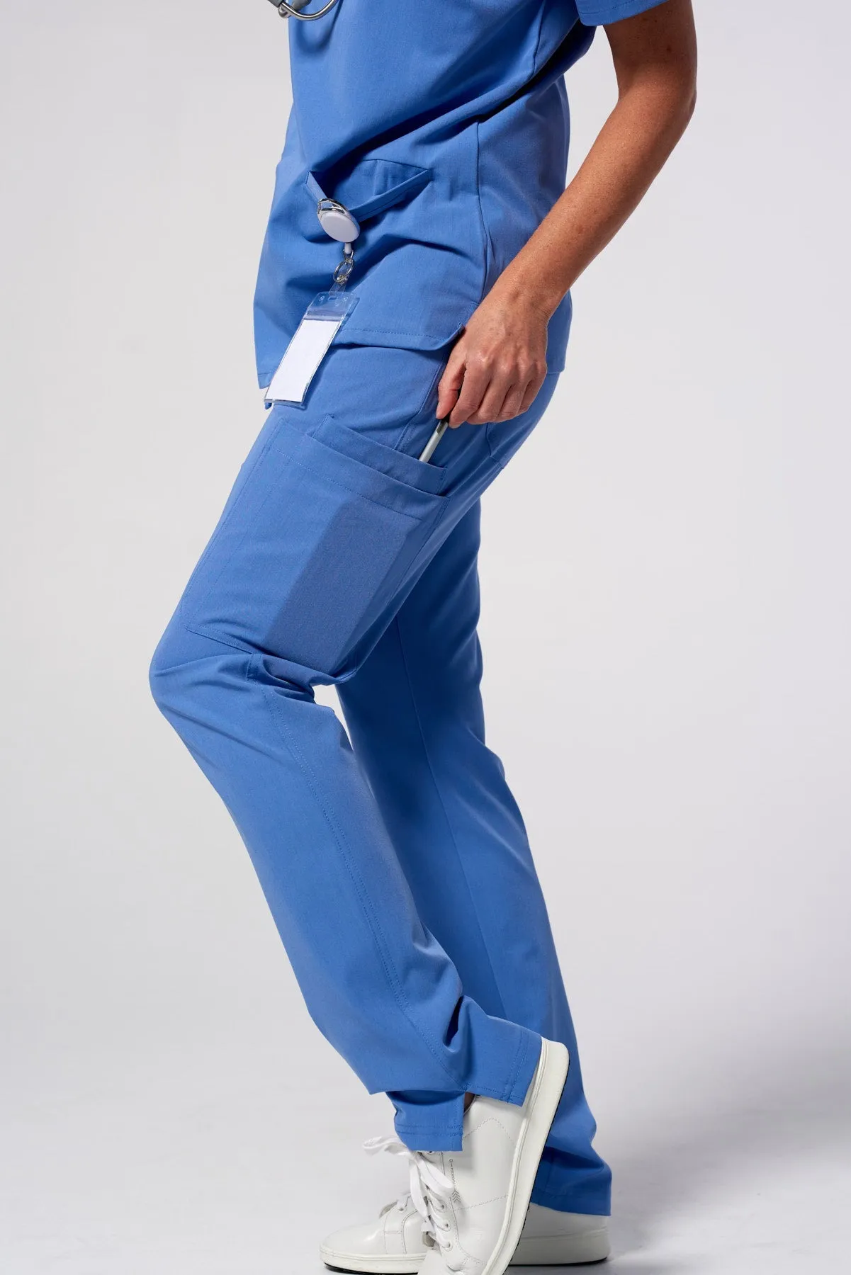 Women's Skinny 11-Pocket Scrub Pants - Clearance Sale
