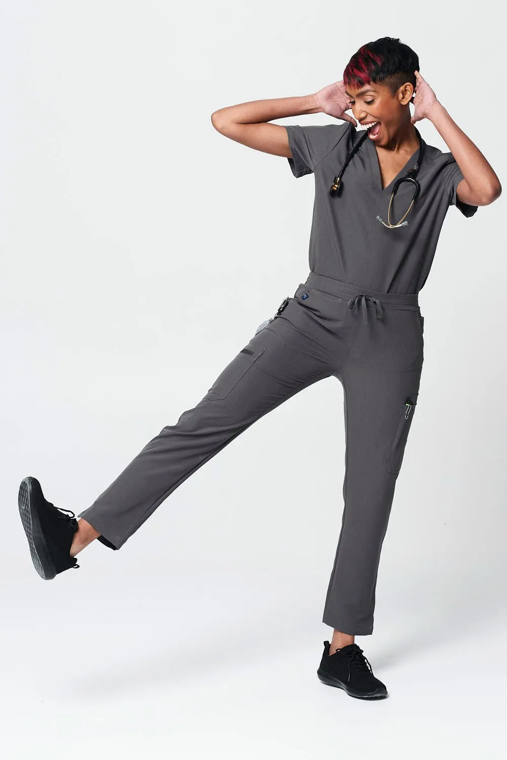 Women's Skinny 11-Pocket Scrub Pants