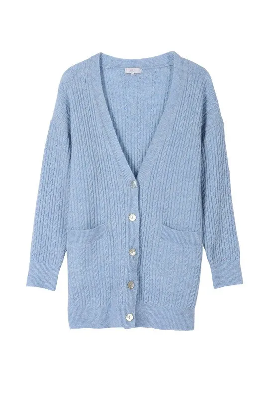 Wool Blend Cardigan