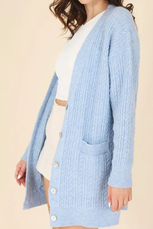 Wool Blend Cardigan